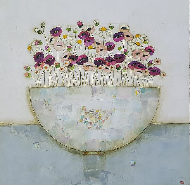 Eithne  Roberts - Mixed spring blooms